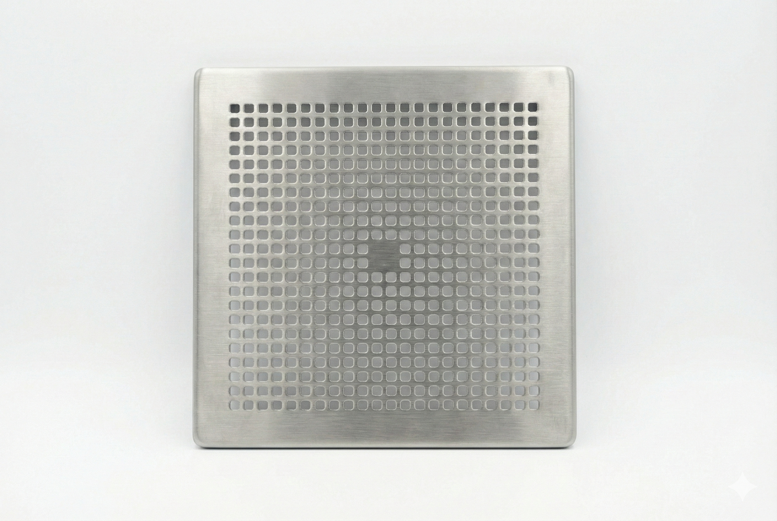 Calanda formatervezett csiszolt rozsdamentes acél rács Quick 75 és 90 csatlakozó cilinderhez.