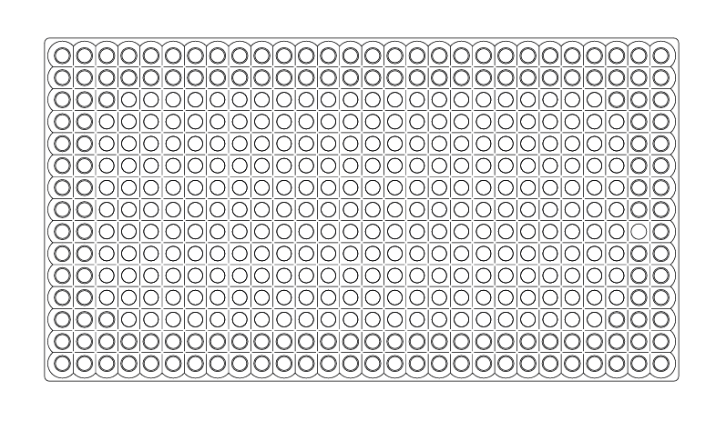 Adria fehér műanyag formatervezett szellőzőrács, mosható és festhető kivitel, AG és Quick dobozokhoz.