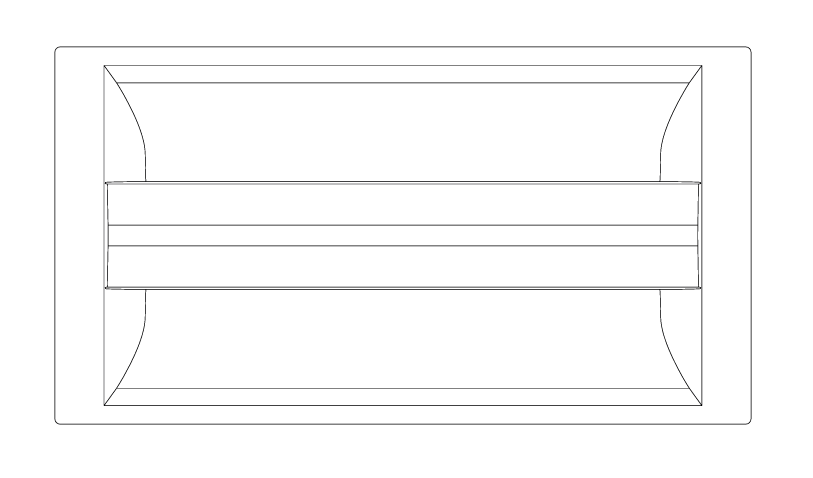 Formatervezett rács Pacifik (Műanyag) - Image 2