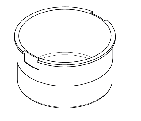 Műanyag záródugó DN 75 csatlakozóhoz, fel nem használt csonkok légtömör lezárására.